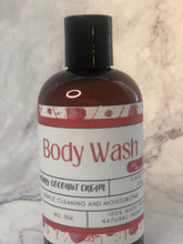 Load image into Gallery viewer, Body Wash - Strawberry Coconut Cream  8.5 oz.