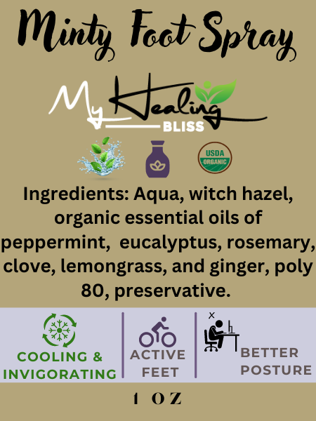 Minty Foot Spray with Magnesium - Invigorating